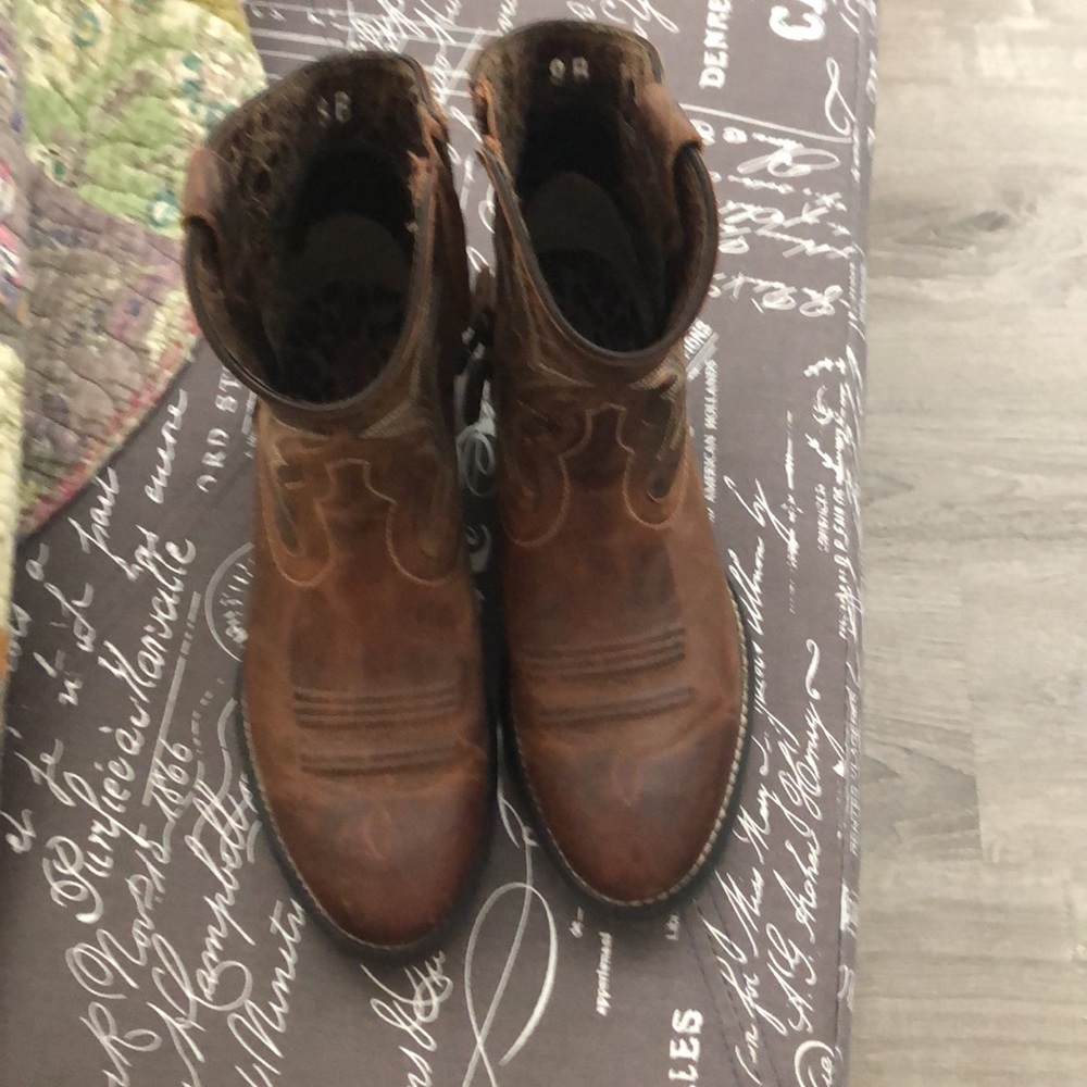 Cowboy above ankle boots